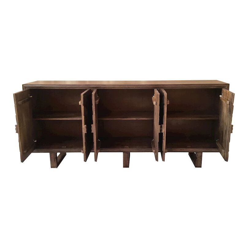 Alex Hamilton Albert Cabinet with 6 Hand Carved Doors