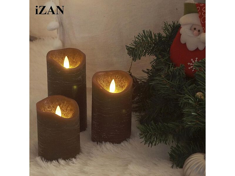 Real Wax Flameless Candles Battery Operated LED image number 2