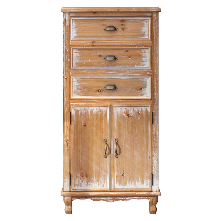 Gekske Wooden Storage Cabinet