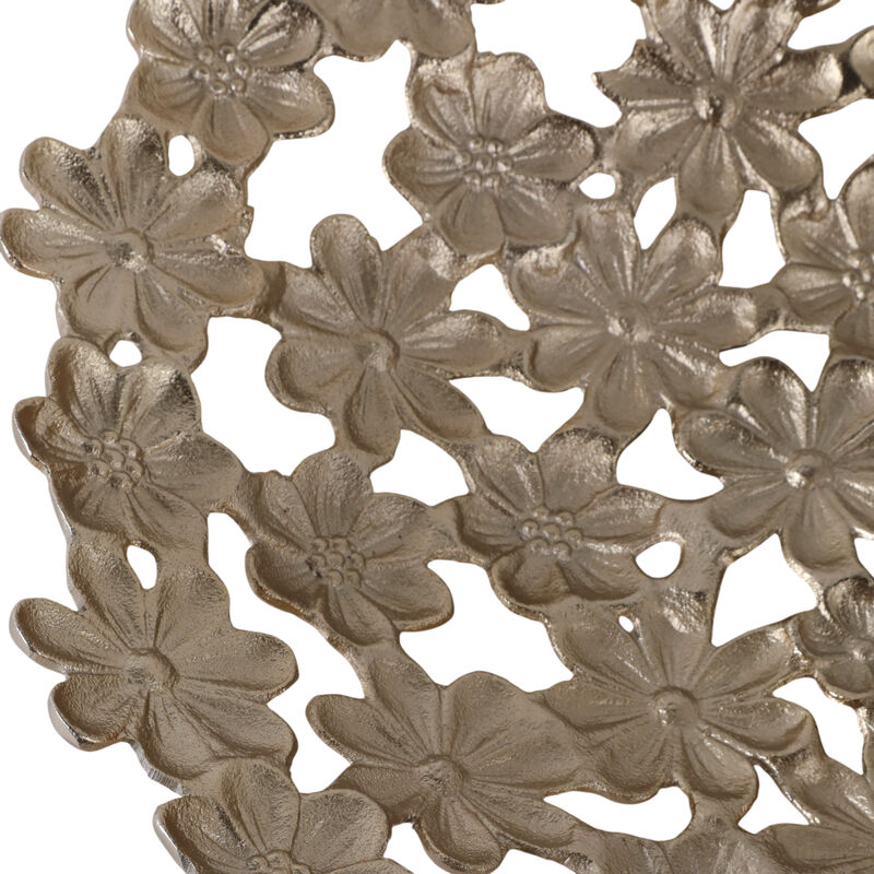 S/2 Cut-out Flower Metal Bowls image number 5