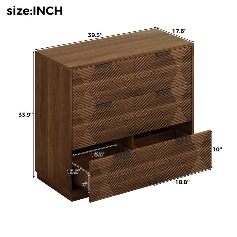 Jebweg Mid Century 3D Geometric Dresser image number 4