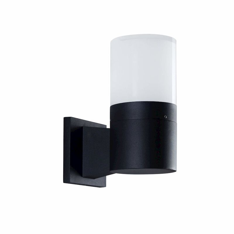 VONN Lighting Modern VOW1751BL 5-Watt Integrated LED Outdoor Wall Sconce in Matte Black