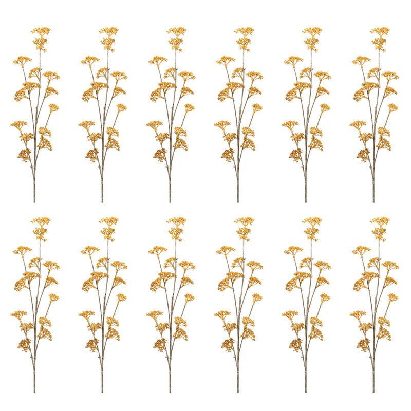 Patrina Spray 33''h Plastic Set of 12 for Floral Arrangements and Decor