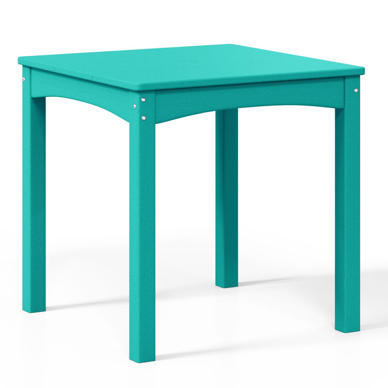 WestinTrends Kids 24" Wide HDPE Plastic Childrens Square Dinner Table image number 2