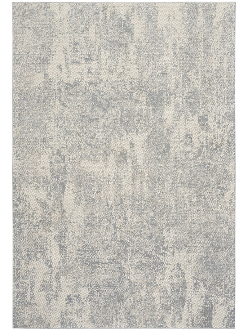 Exhale EXL01 Light Gray 5'3" x 7'3" Rug