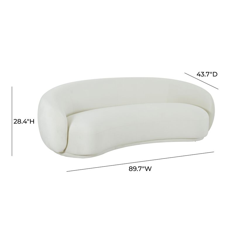 Kendall Velvet Sofa image number 4