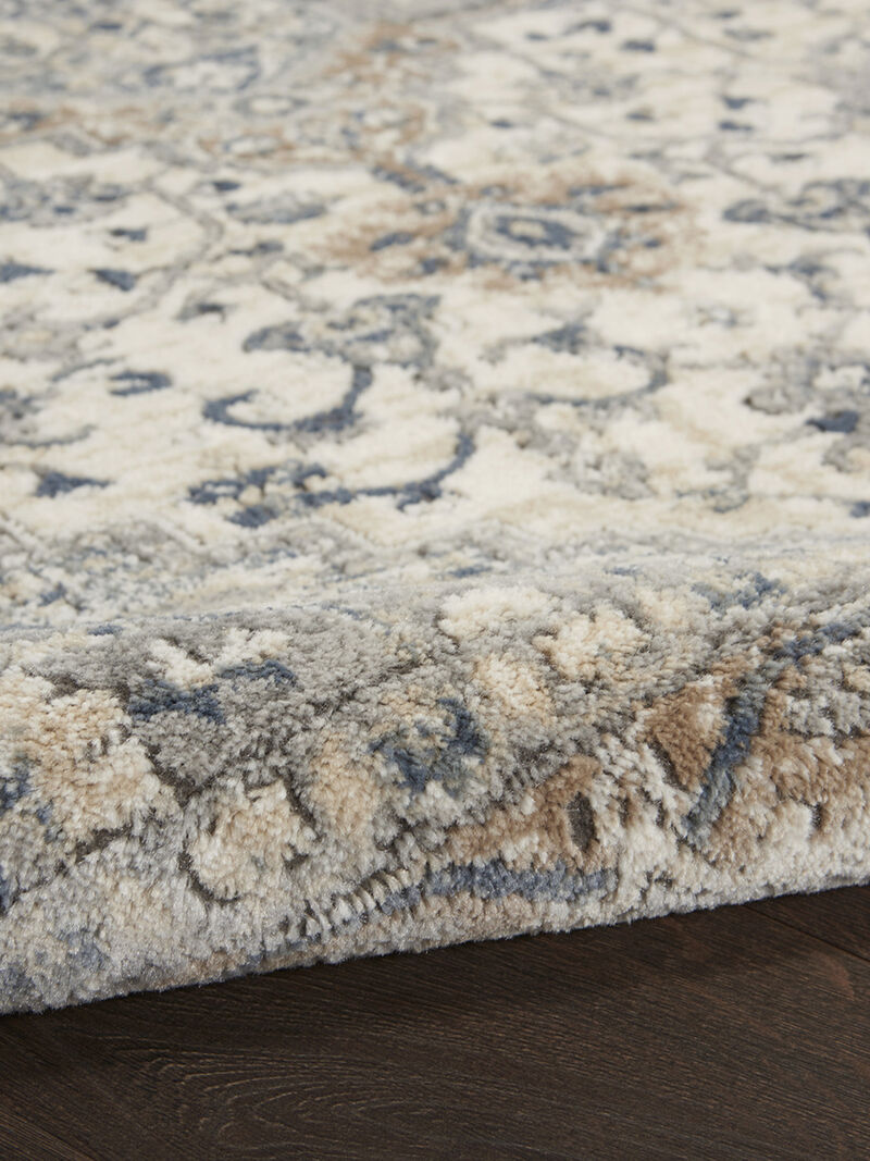 Quarry QUA05 Ivory/Gray 7&rsquo;10&rdquo; x Round Rug image number 4