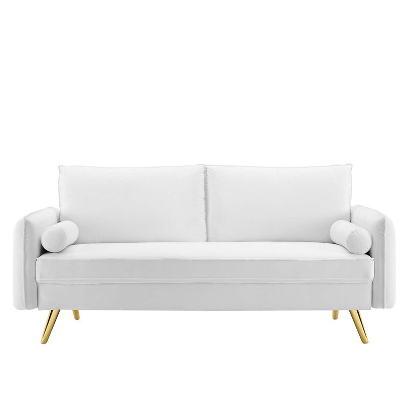 Revive Performance Velvet Sofa image number 0