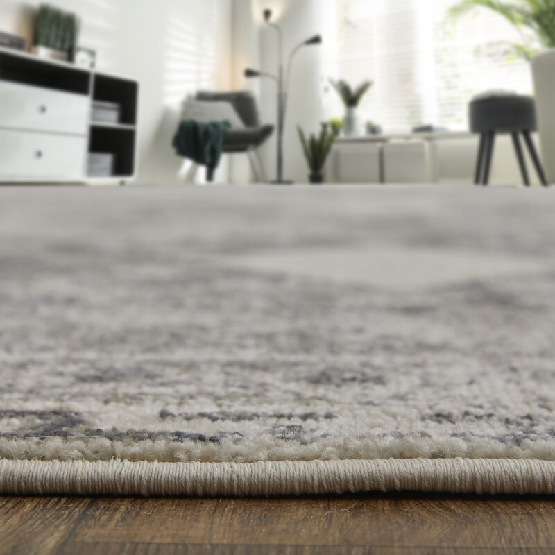 Kano 39LJF Ivory/Taupe/Gray 5'3" x 7'6" Rug