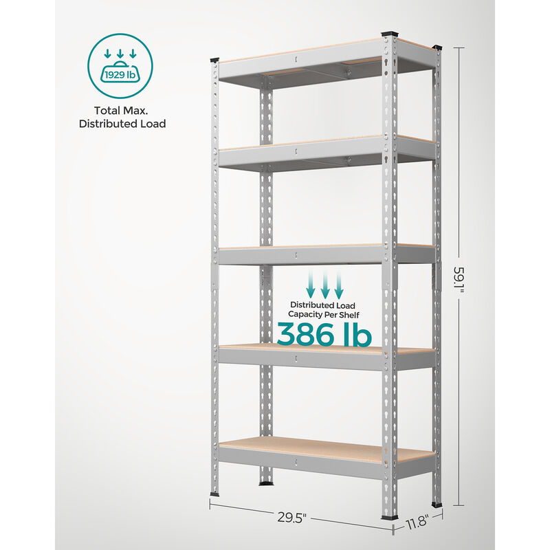 5-Tier Garage Storage Shelf