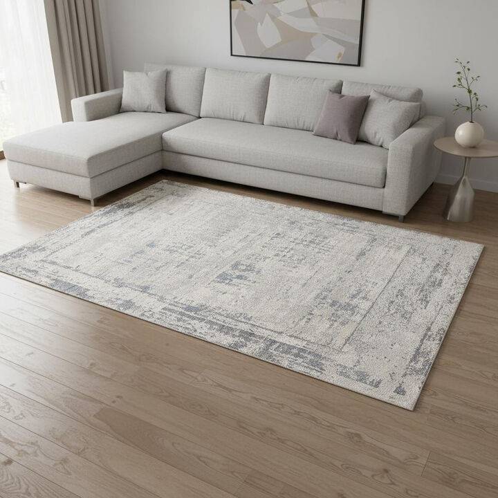 HomeRoots Abstract Area Rug