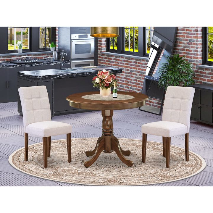 3 Piece Kitchen Dining Table Set contain A Modern Table