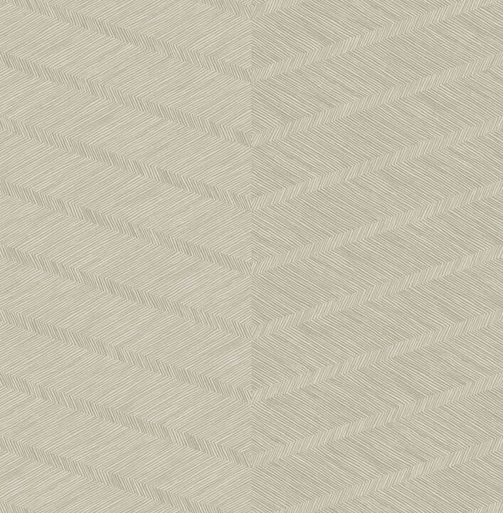 Aspen Champagne Chevron Wallpaper
