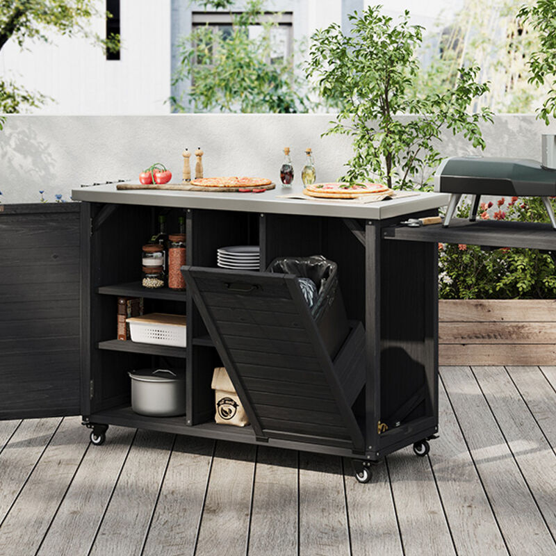Large Outdoor Kitchen Island image number 9