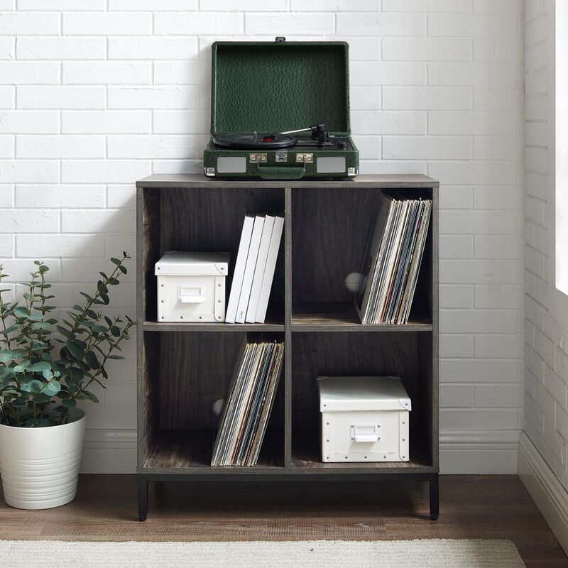 Jacobsen Record Storage Cube Bookcase