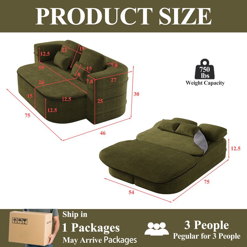Quetze Sleeper Sofa Bed image number 9