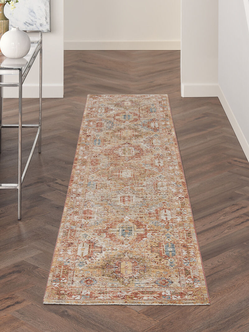 Sahar SHR01 Rust 2'3" x 10'2" Rug image number 5