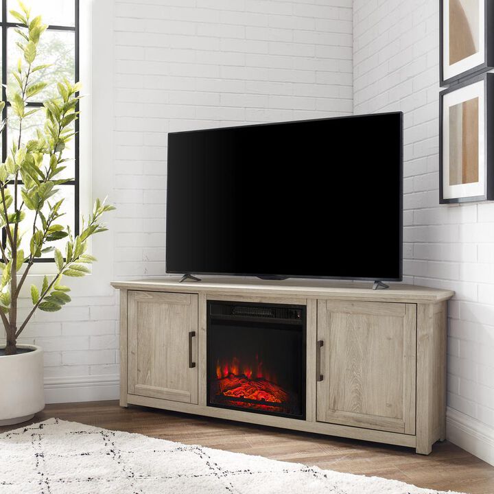 Camden Corner Fireplace Tv Stand For 65+ Inch Tv