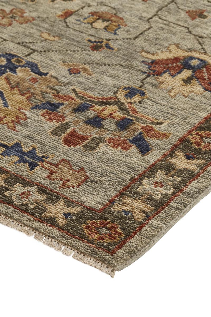 Carrington 6503F Gray/Gold/Red 5'6" x 8'6" Rug