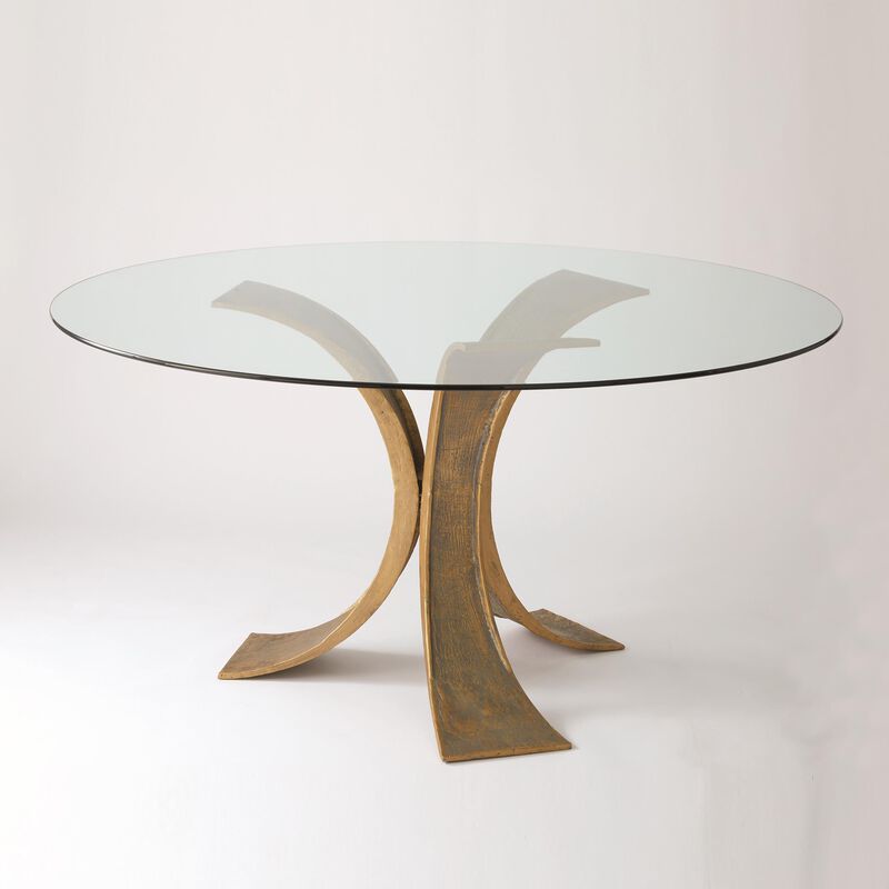 Lotus Dining Table (48" Glass)