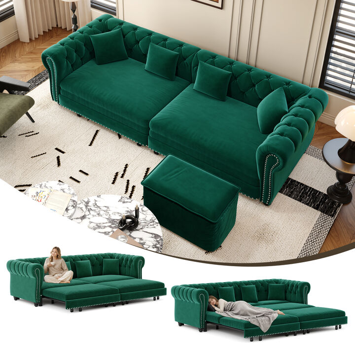 Cagrek Convertible Sleeper Sofa Bed