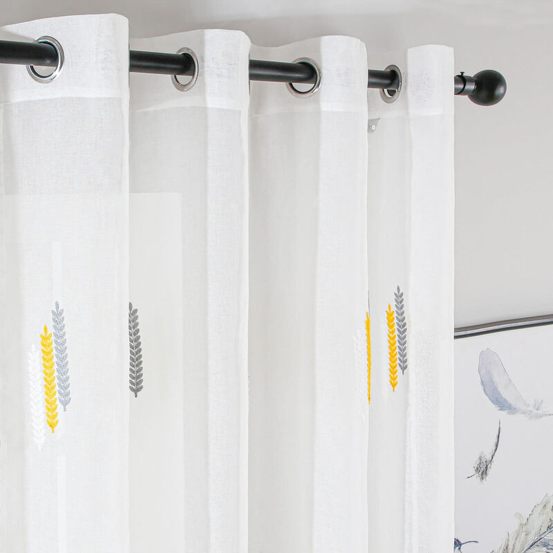 Dolce Mela Sheer Curtains Panel