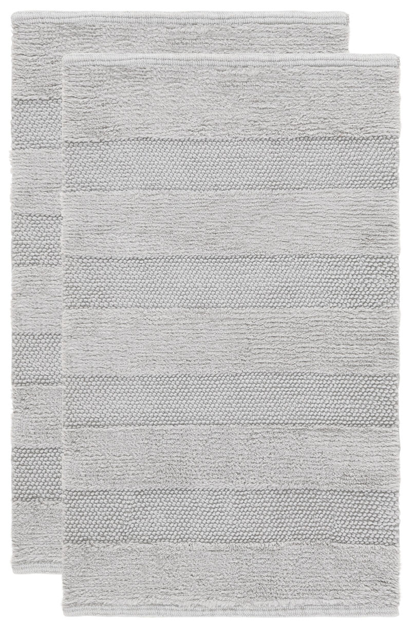 Harper Textured Striated PMB901 Set of 2 Bathmat image number 0
