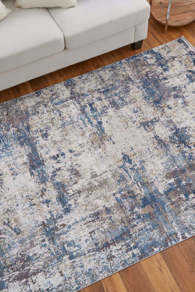 Cadiz 3891F Blue/Ivory 9'9" x 13'2" Rug image number 1