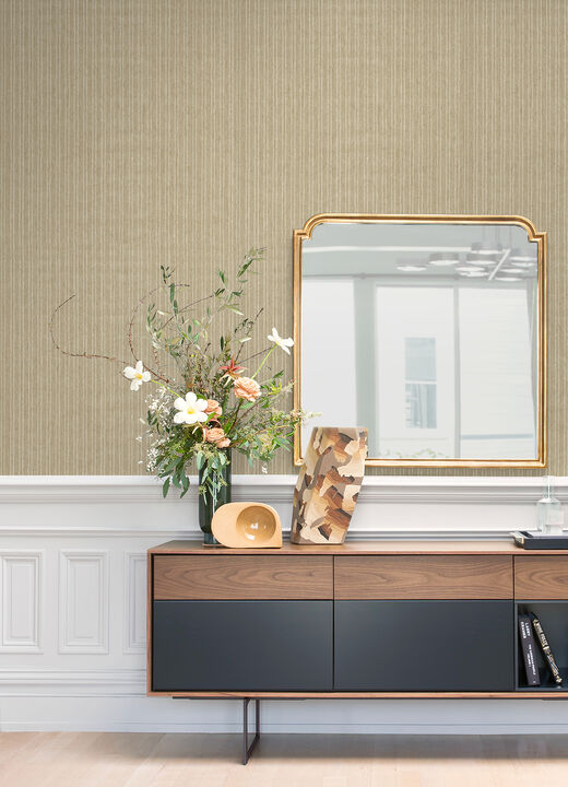 Liqin Light Brown String Wallpaper
