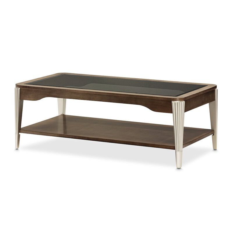 Michael Amini Roxbury Park Cocktail Table - Slate