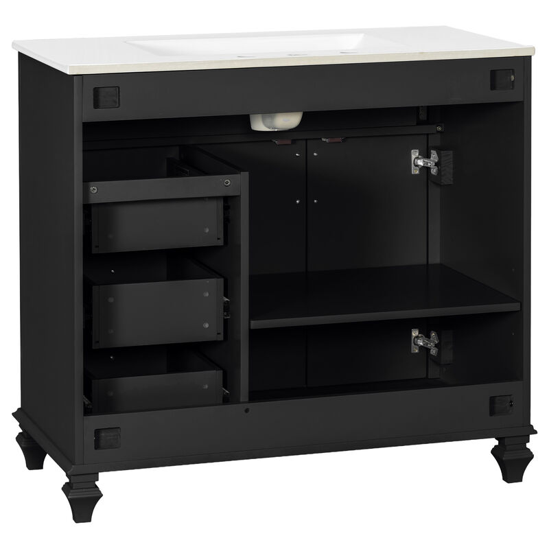 Mempra 36" Bathroom Vanity with Sink image number 7