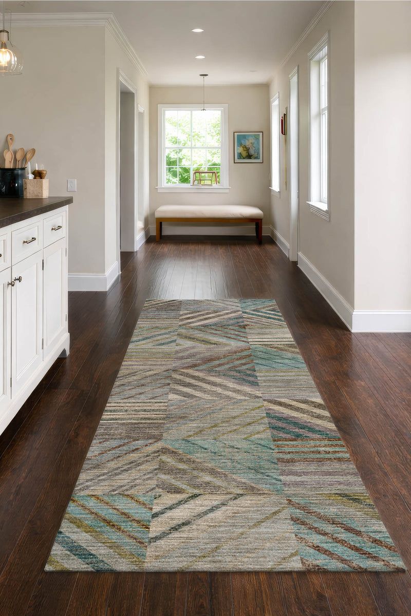 Nexus NX2 Teal 9' x 12' Rug image number 4