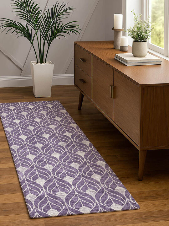 The Reserve TR10 Plum 2'3" x 7'6" Rug