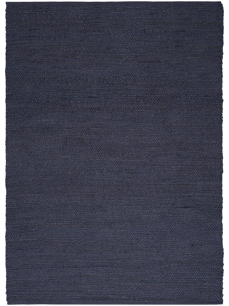 Natural Jute NJT01 Navy 4' x 6' Rug