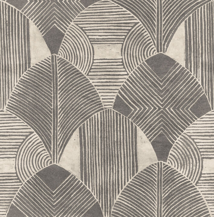 Westport Charcoal Geometric Wallpaper