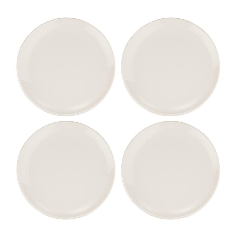 Gourmet dia.7.5" Round Warm White Vitrified Plate (Set of 4) image number 0