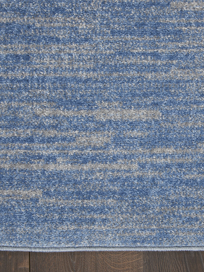 Nourison Essentials NRE01 Blue/Gray 5' x 7' Rug image number 3