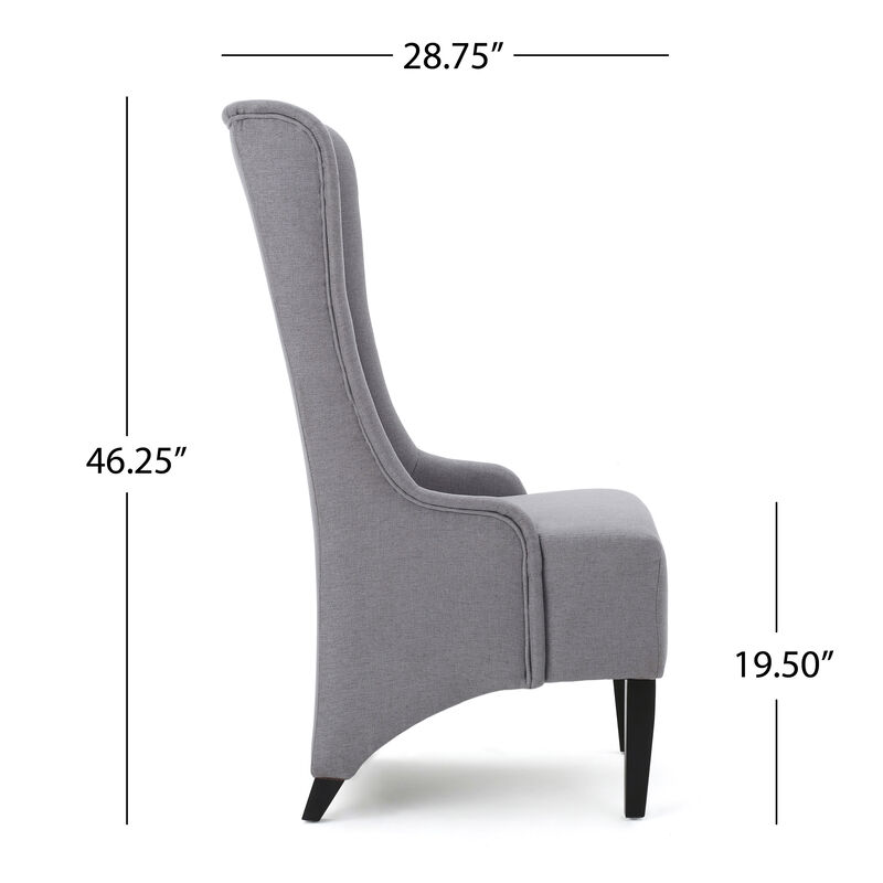 Merax Contemporary High Back Upholstered Dining Chair