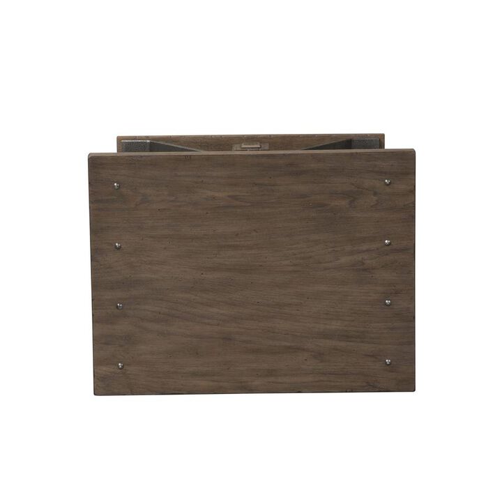 Starlight Canyon Home Brown Small Side Table &ndash; Elegant Sofa Table for Living Room or Couch Use