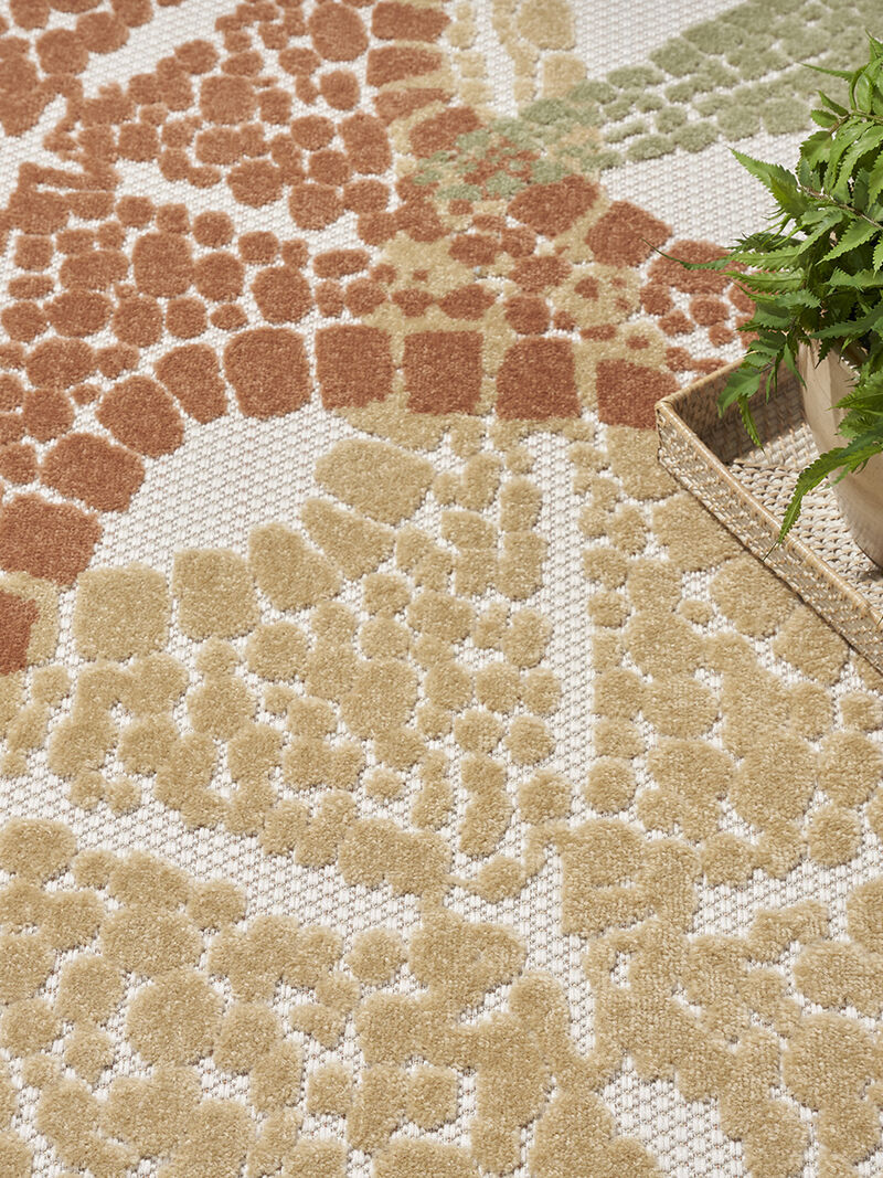 Aloha ALH28 Ivory/Multicolor 9' x 12' Rug