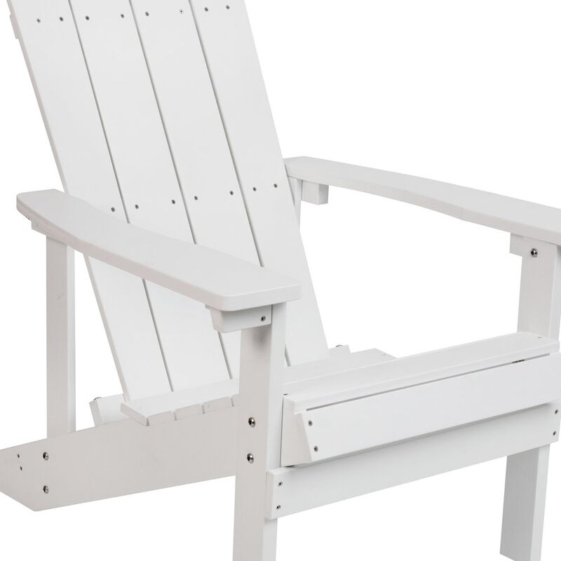 Commercial All-Weather Poly Resin Wood Adirondack Chair image number 5