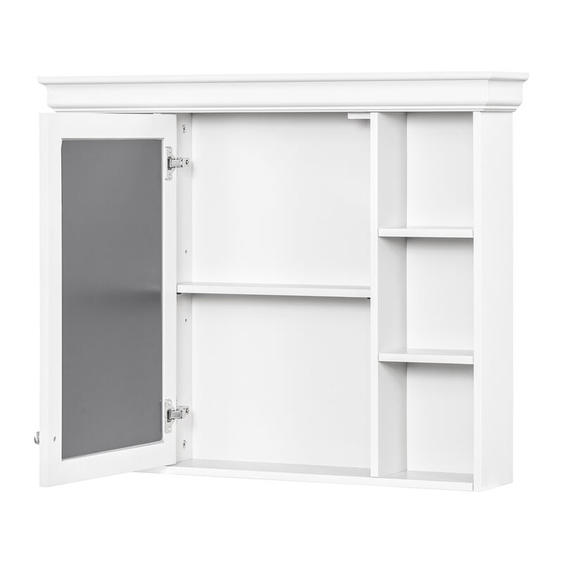 Merax Wall Mounted Bathroom Storage Cabinet with Mirror Door