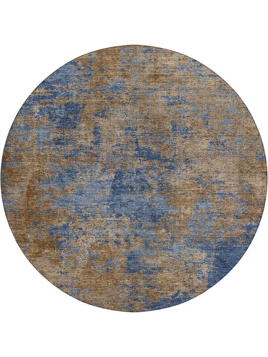 Kochi KC2 Navy 8' Round Rug