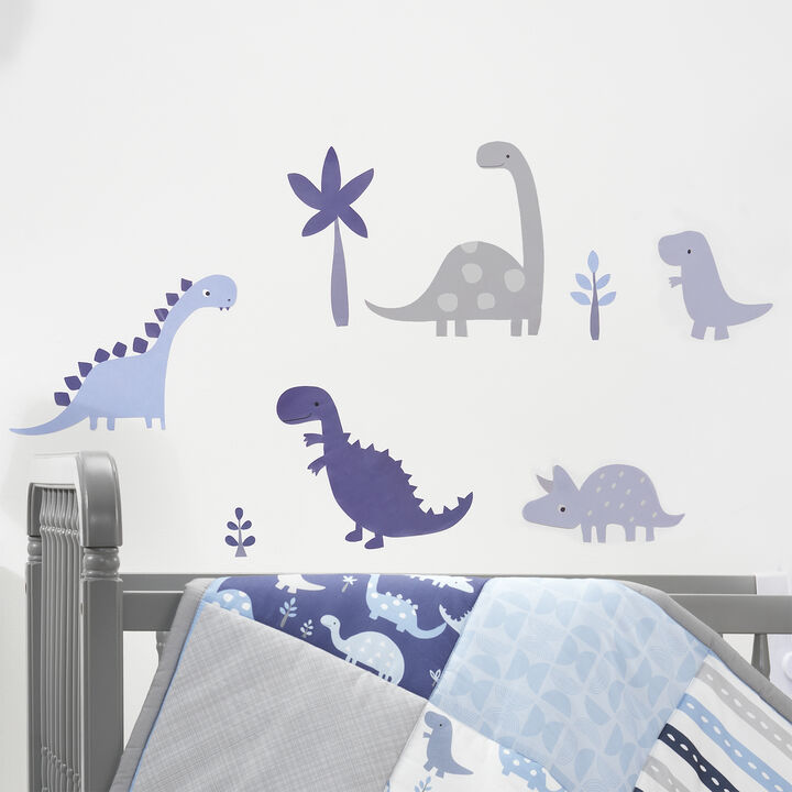 Bedtime Originals Roar Blue/Gray Dinosaur Wall Decals/Appliques