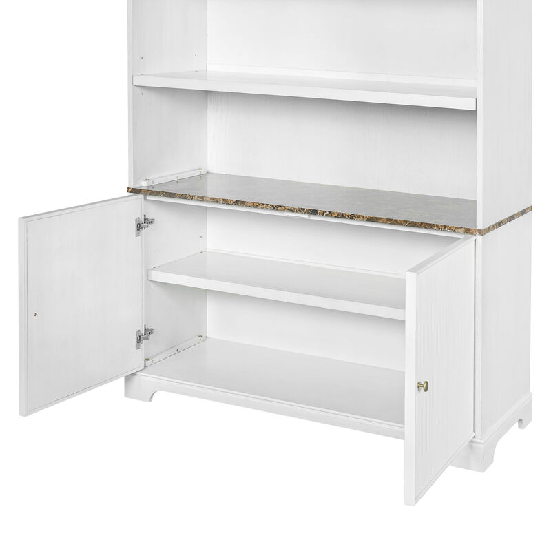 Dilut Tall Bookcase Storage Cabinet image number 4