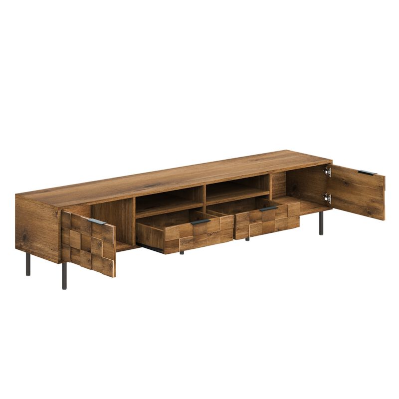 Retwed Mid Century TV Stand image number 7
