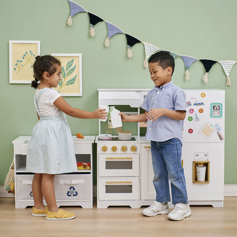 Little Chef Atlanta Modular Play Kitchen, White/Gold image number 7