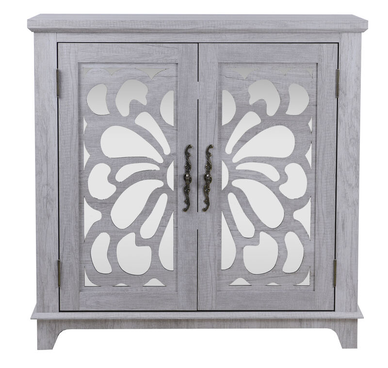 Buffet with Mirrored Doors for Modern Living image number 0