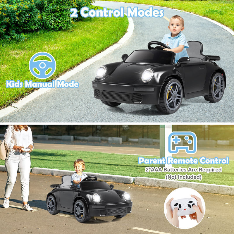 12V Kids Electric Ride On Toy Car with Music and Remote Control for Outdoor Use image number 7