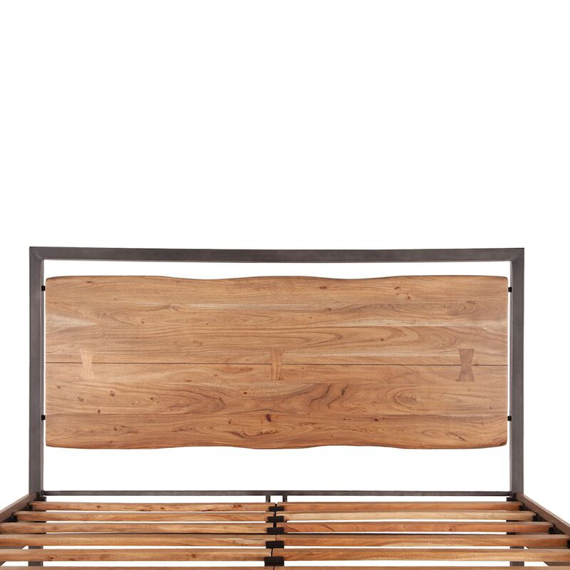 World Interiors Glenwood Queen Bed in Smoked Acacia